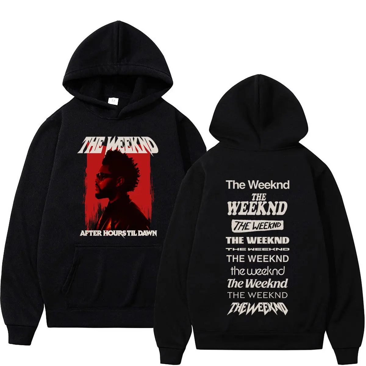 The Weeknd After Hours Til Dawn Tour 2026 Print Hoodie Men Women Hip-hop Sweatshirts Autumn and Winter Loose Fashion Pullover