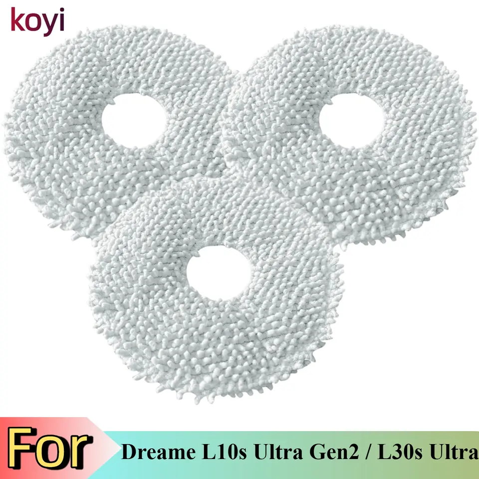 إكسسوارات استبدال مكنسة كهربائية Dreame L10s Ultra Gen2 / L10s Pro Ultra Heat فرشاة جانبية رئيسية فلتر HEPA ممسحة كيس غبار
