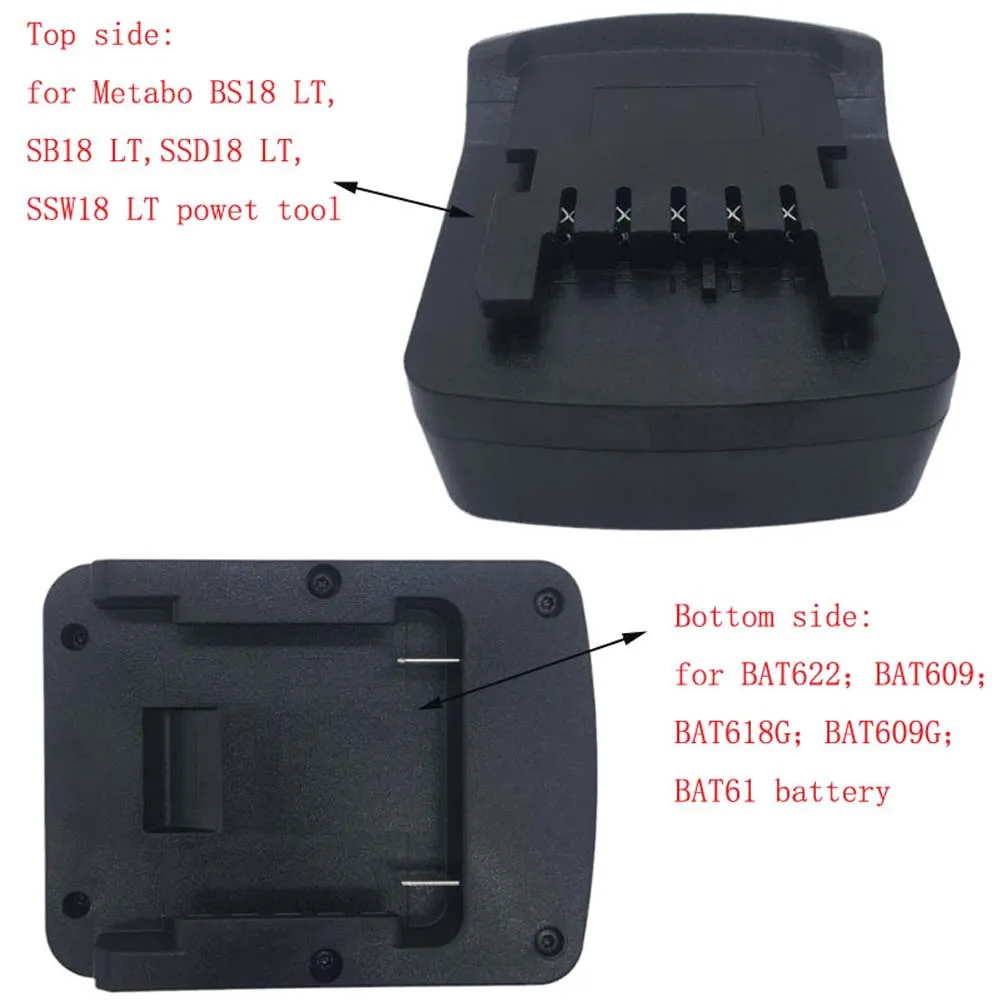 1pc Battery Adapter Converter With 18V Li-ion Battery For BAT622 BAT609 BAT618G Power Tool Accessories