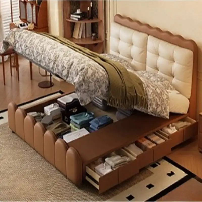 #Highly Effective Decor Items Bed Restaints Adult Elegant Dressers Modern Style Bed Platform Double Camas Furniture For Home