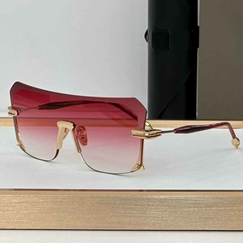 

DTS153 LANITI специальной формы, высококачественные брендовые женские солнцезащитные очки из сплава класса люкс, уличные деловые овальные очки, тренд 2025 года