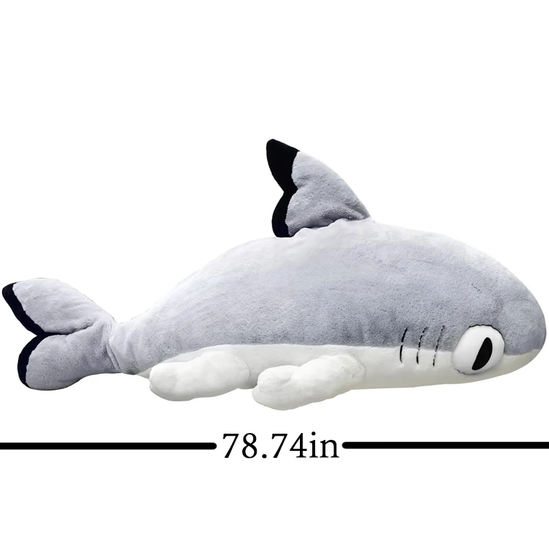 200cm Sharkitty Oversized Shark Cat Plush Toys Anime Plush Toys
