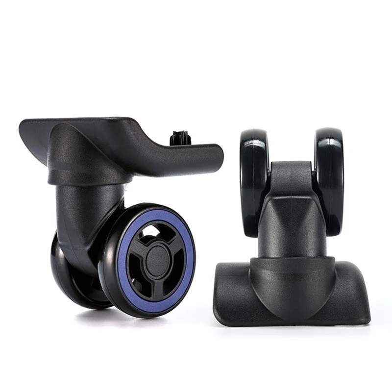 Maleta con ruedas para equipaje, Kit de reparación de Hardware con rodillo de doble fila, ruedas resistentes 360, 4 Uds. °   Ruedas giratorias-ABQU