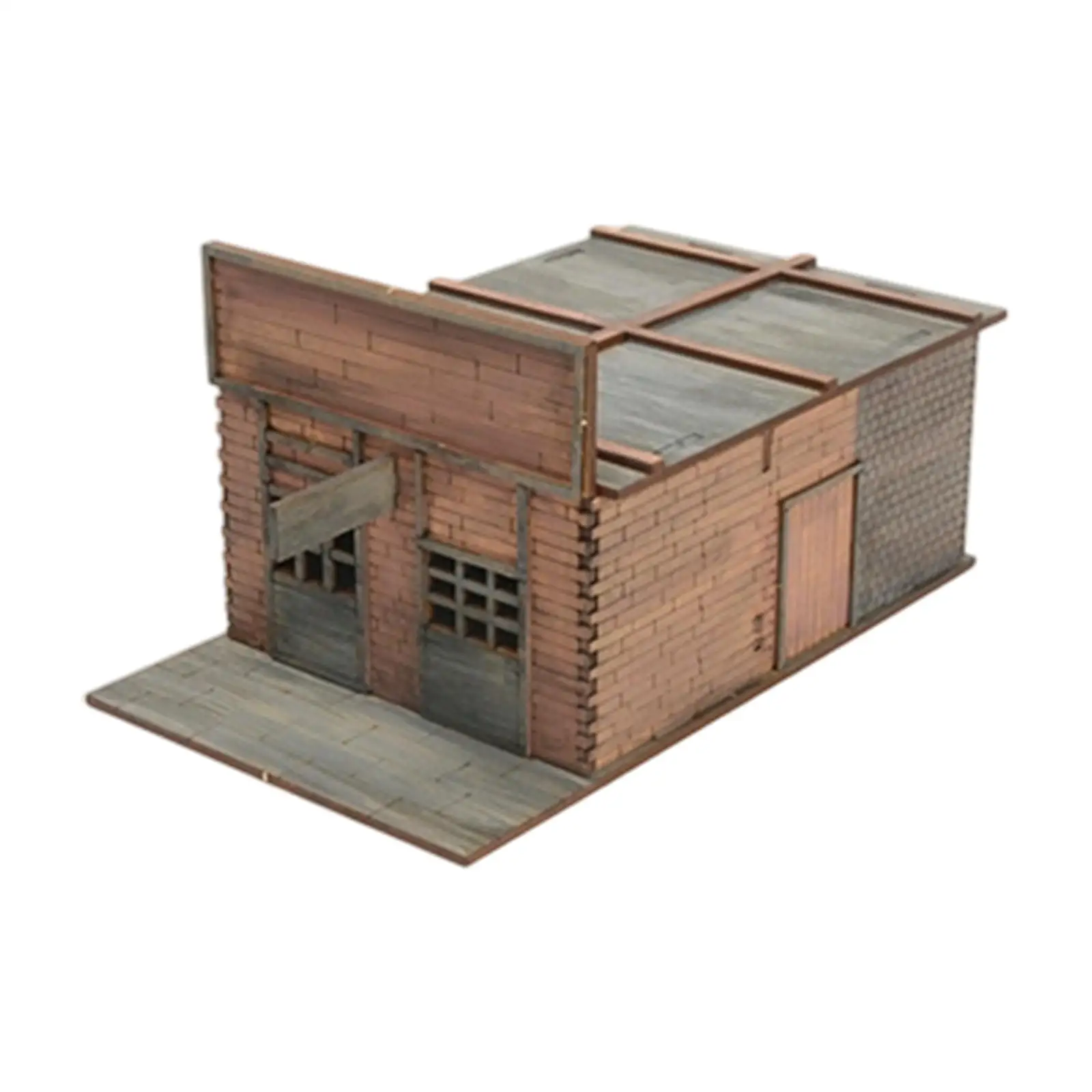 مجموعة نماذج بناء المدينة 1/72، ثلاثية الأبعاد للبالغين، ديوراما ذاتية الصنع، نموذج معماري لطاولة الرمل ذات المناظر الطبيعية الصغيرة