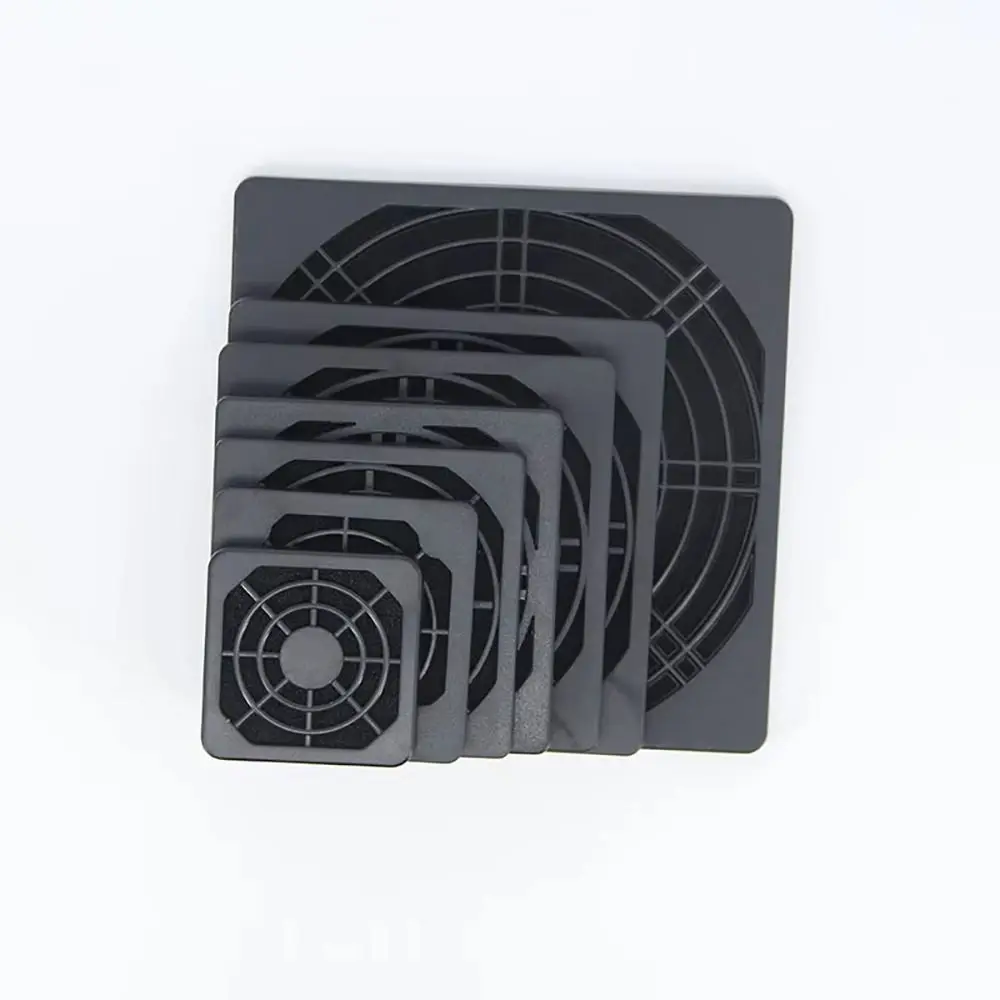 4Pcs Guard Grill Protector PC Computer Fan Filter Cleaning Case 40/50/60/80/90/120mm Fan Dust Filter 3in1 ABS Case image 3
