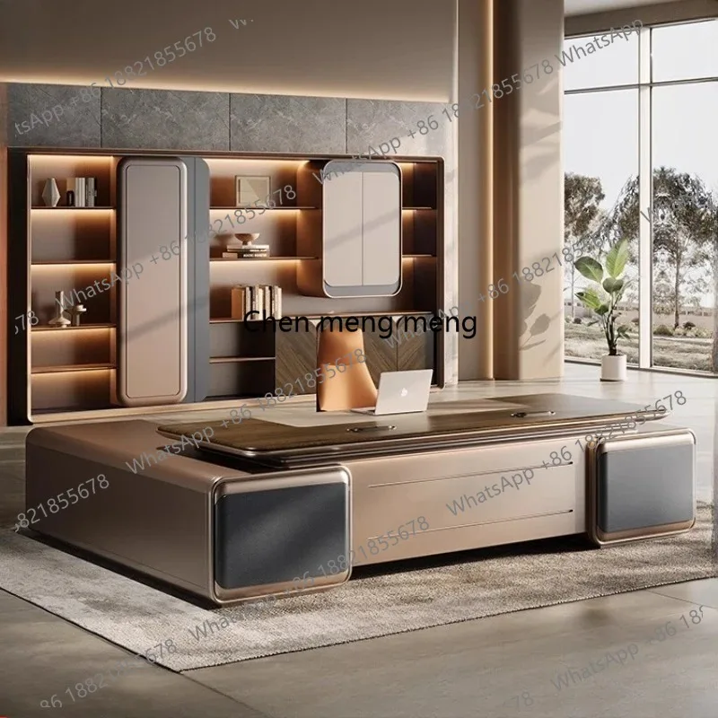 

Угловой офисный стол L-образной формы для руководителя, современный компьютерный стол для дома и офиса