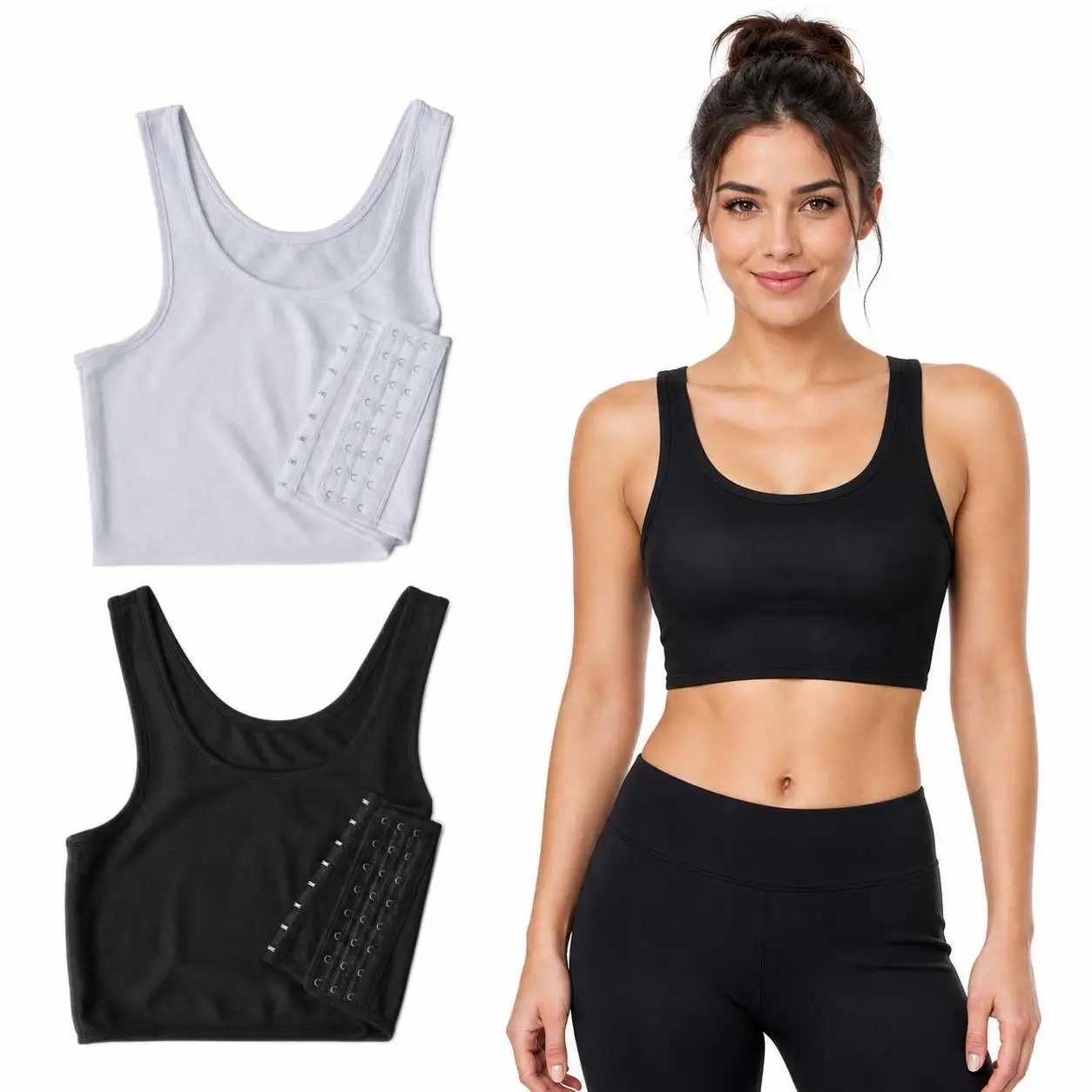 1Pcs Reinforced Flat Vest Breast Tank Tops Trans Lesbian Lesbian Tomboy Chest Shaper Underwear M-3XL Breast Binder