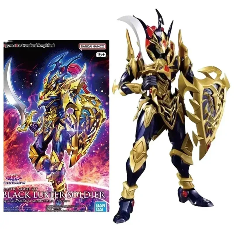 Bandai originale Anime Yu-Gi-Oh! Duel Monsters Figure-rise BLACK lustre SOLDIER Action Figure Assembly Model Toys Ornaments Gifts