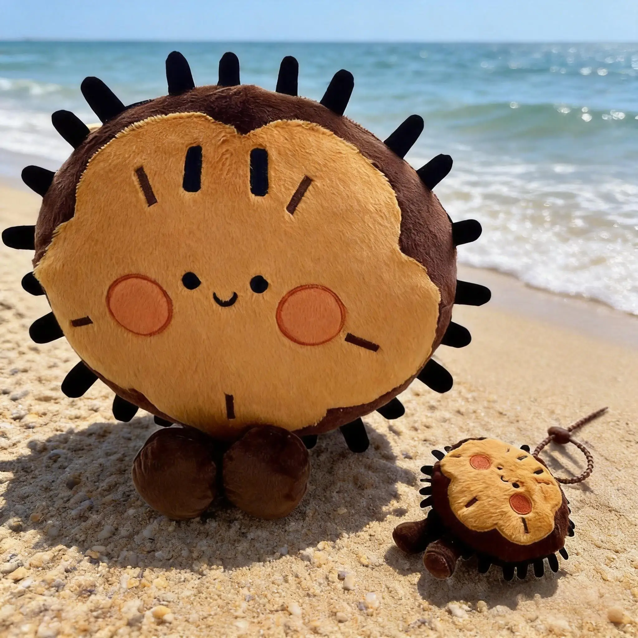 15/30cm Kawaii Marine Plush Toy Soft Shell Starfish Lobster Shrimp Sea Cucumber Stuffed Doll Keychain Pillow Kids Birthday Gift
