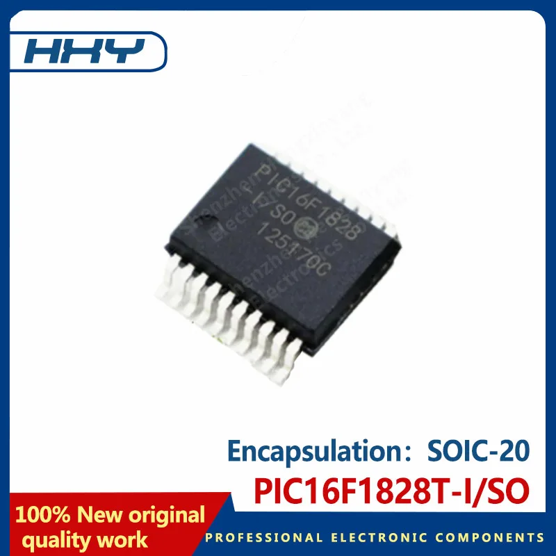 

10PCS PIC16F1828T-I/SO package SOIC-20 integrated circuit microcontroller