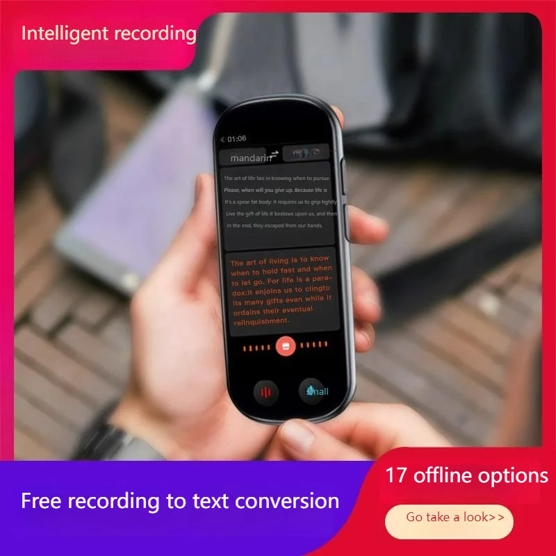 Offline Translator Multi-Language Simultaneous Interpretation Learning Abroad Business Travel Translation Tool