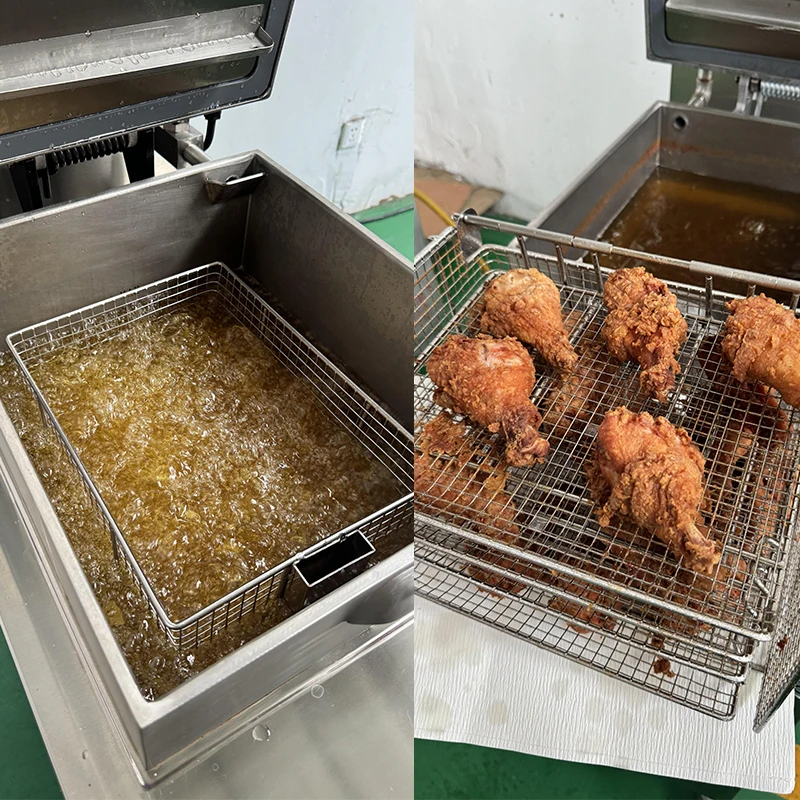Fast Food Restaurant Kitchen Equipment French Fry Machine Henny Penny Broaster Pressure Fryer - view 5