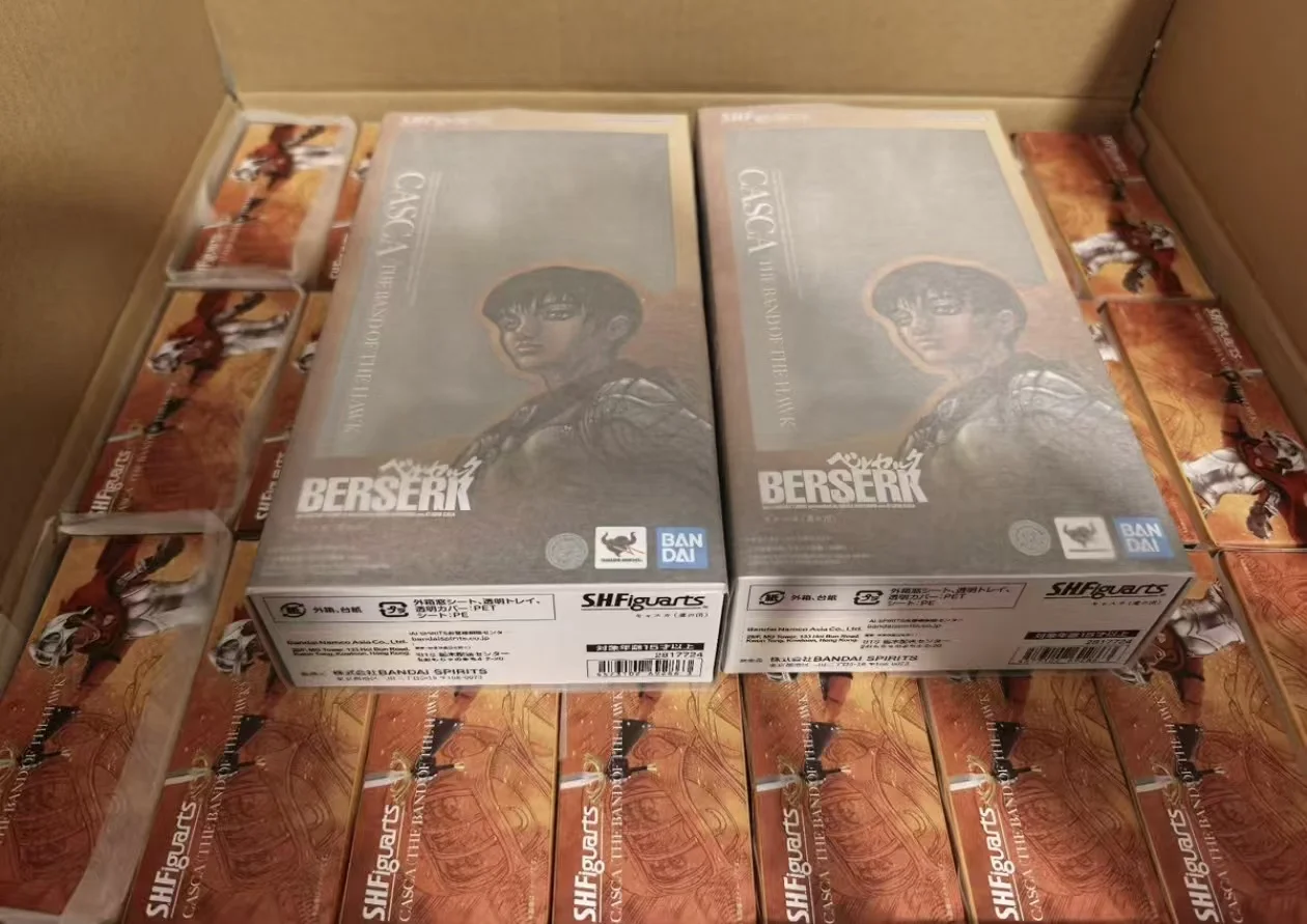 

Новинка в наличии: Оригинальная фигурка BANDAI S.H.Figuarts Berserk Caska Guts SHF в коробке, модель для подарка детям, упаковка в пенопластовой коробке