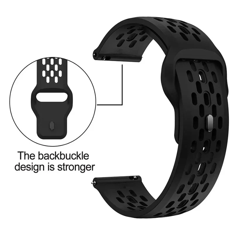 18 20 22mm Strap Breathable Sports Band For Mibro GS pro / active / Lite2 / Mibro X1-A2-A1-C2-C3-T1-T2