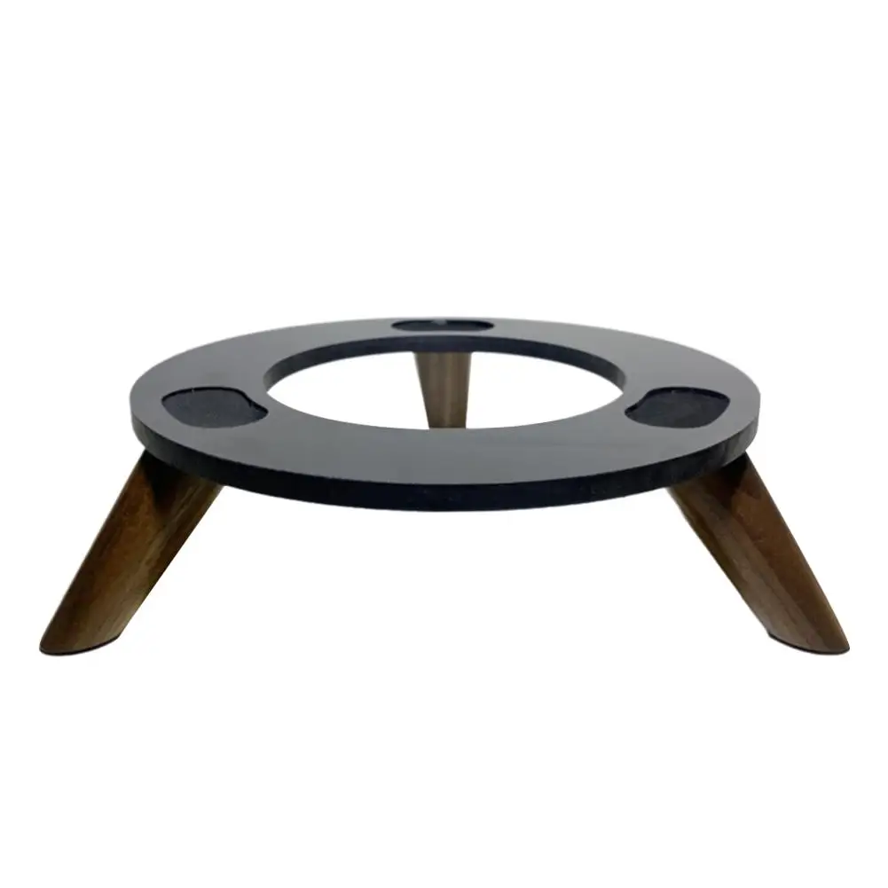 Per Harman Kardon Base in legno massello Supporto audio ammortizzante da tavolo in legno massello antiscivolo addensato per Harman Kardon Aura Studio