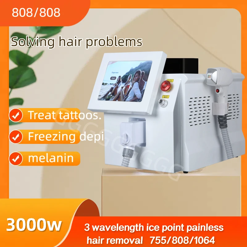 

808nm Laser Machine Shaving Hair Removal Device laser bar diode Depilation equipment for Women & Men Permanent Pain Free 2000W