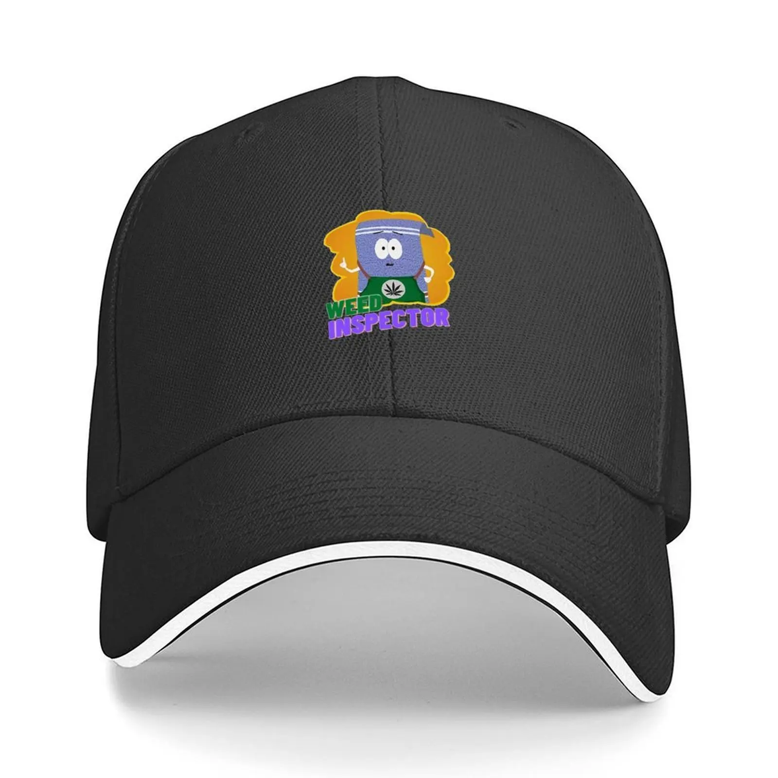 

Towelie Autocollant Weed Inspector Baseball Cap Uv Protection Solar Hat fishing hat Rugby Brand Man cap Female Men's