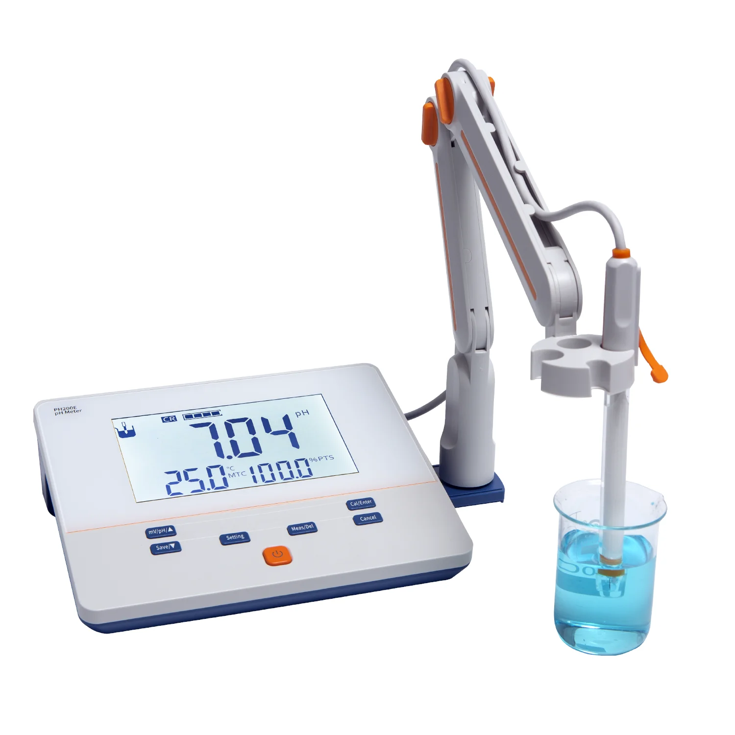 PH200E Big Digital Screen Intelligent Auto-read Economic Benchtop pH Meter
