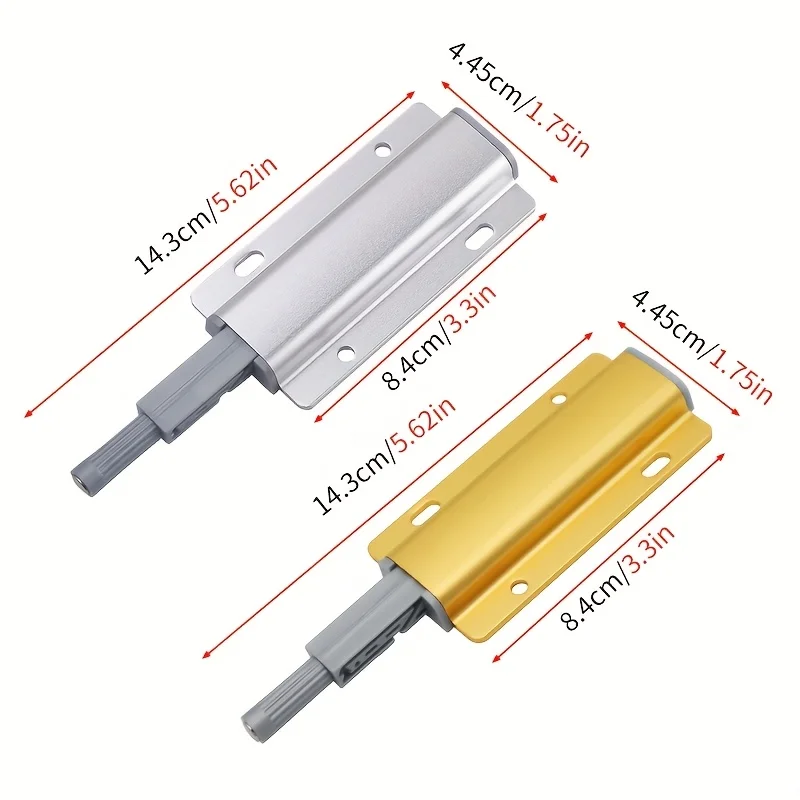 6pcs Push To Open System Damper Buffer For Cabinet Door Cupboard Catch For Home Kitchen Furniture Hardware Home Accessories
