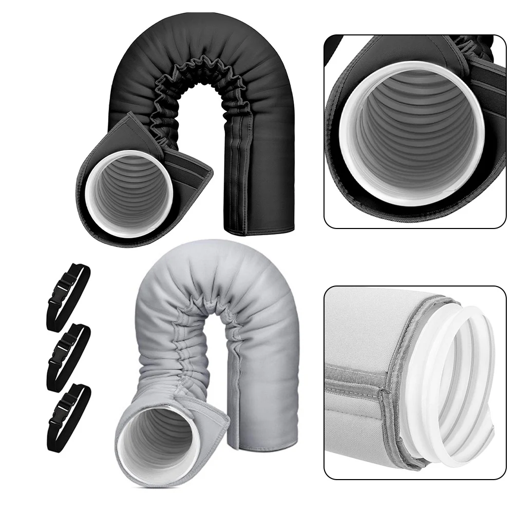 

2 шт. изолированная крышка шланга для кондиционирования воздуха 150X54 см/60 дюймов × 21 дюйм портативный рукав для шланга для кондиционирования воздуха мобильный шланг для кондиционера