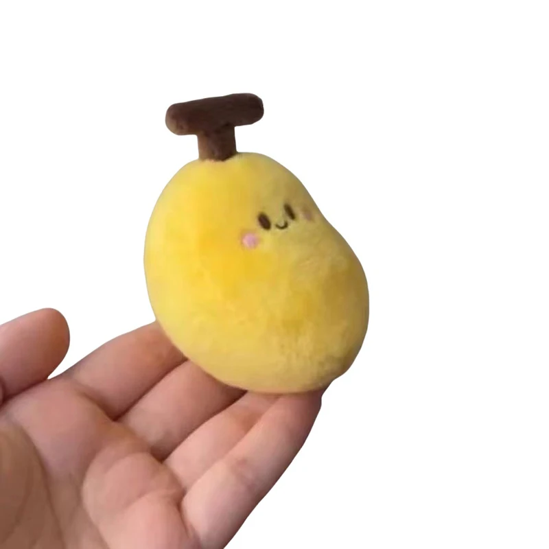 

Cute Banana Plush Keychain Toy Cartoon Fruit Stuffed Doll Pendant Car Key Ring Backpack Bag Decor Kid Gift