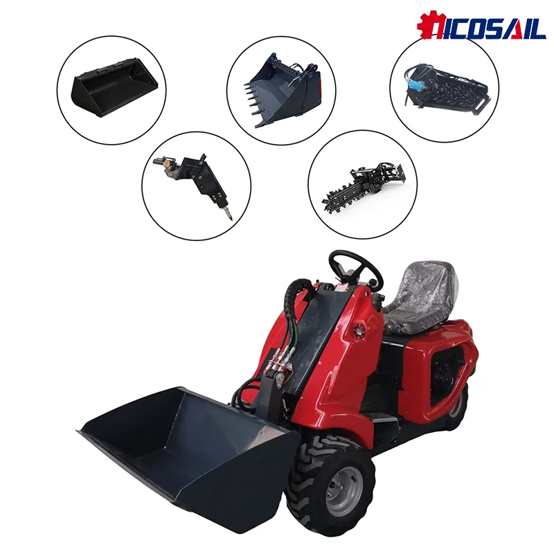 

Новинка! Усовершенствованный дизайн: комфортный и эффективный трехколесный мини-погрузчик.