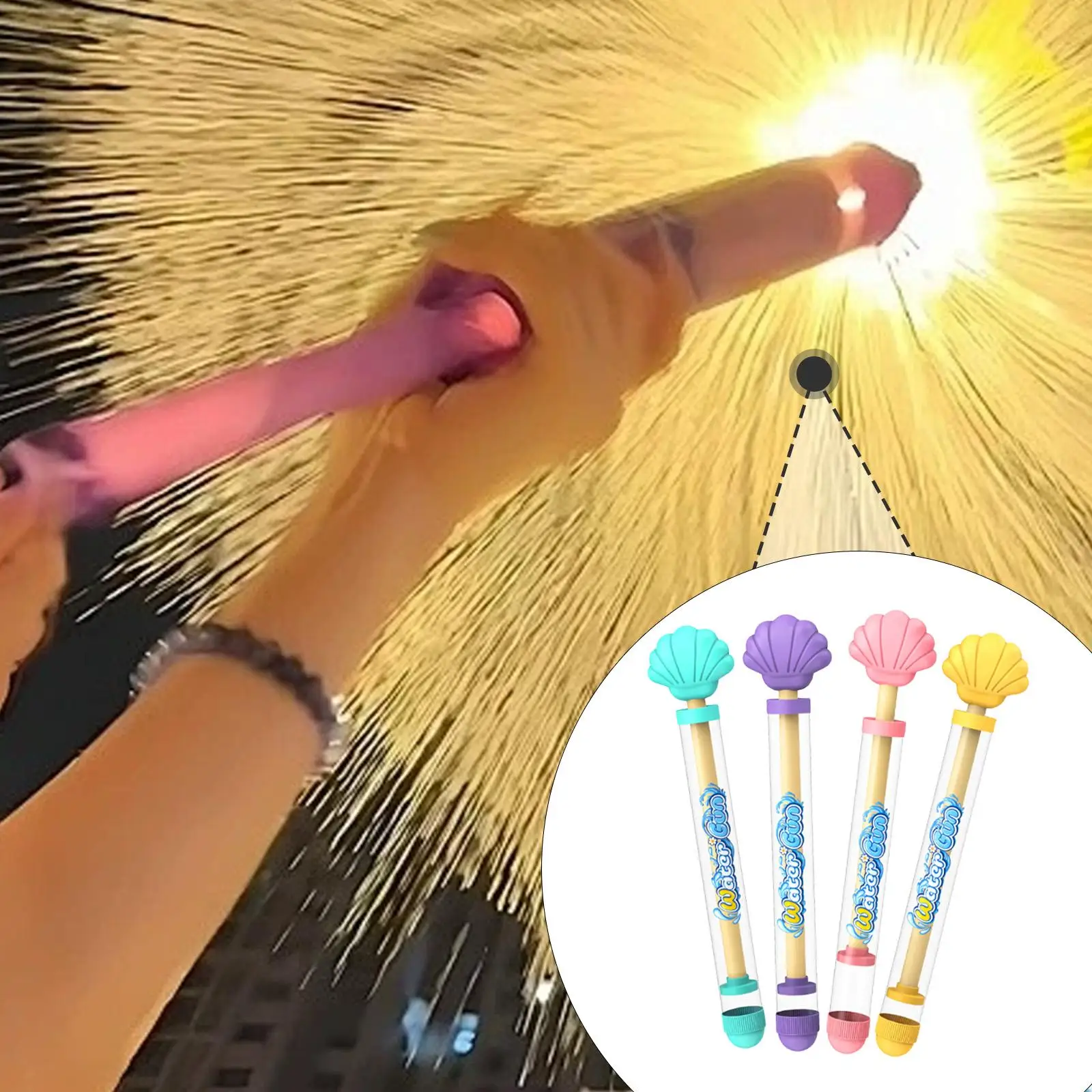 4x gommes d'eau pour enfants pour enfants, combat aquatique, jouets de piscine amusants d'été pour l'extérieur, arrière-cour, piscine, activités de plage