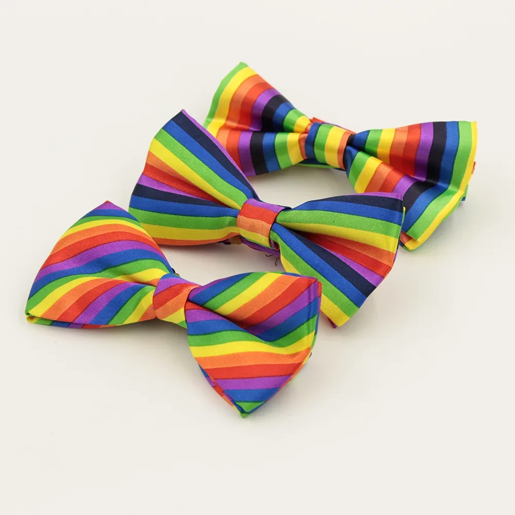 

Children's Rainbow Note Bow Tie Adult Children Bowtie Novelty Handmade Butterfly Wedding Party Men Gift Accessories