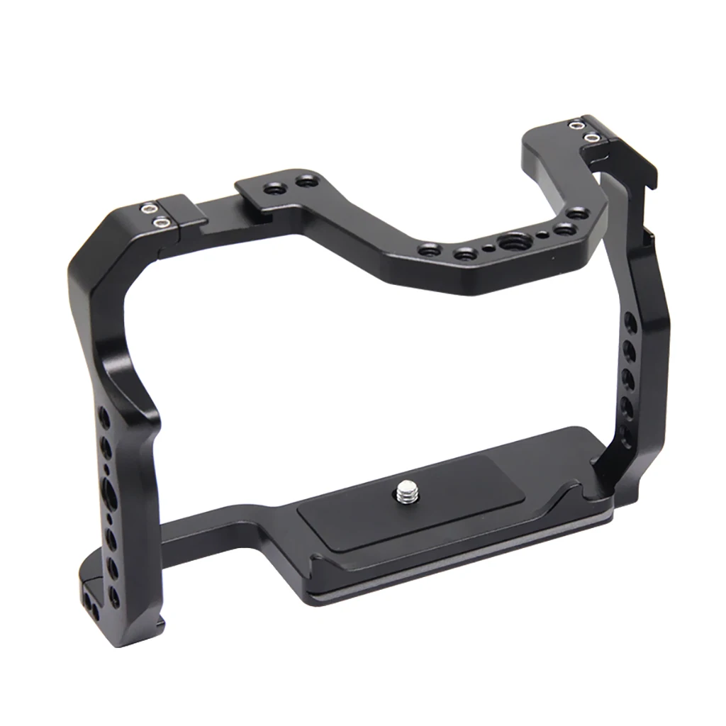 Gabbia In Alluminio Per Canon EOS 70D 80D 90D – Con Slitta Fredda, Attacchi 1/4″ E 3/8″, Piastra Arca-Swiss E Chiave A Brugola Integrata