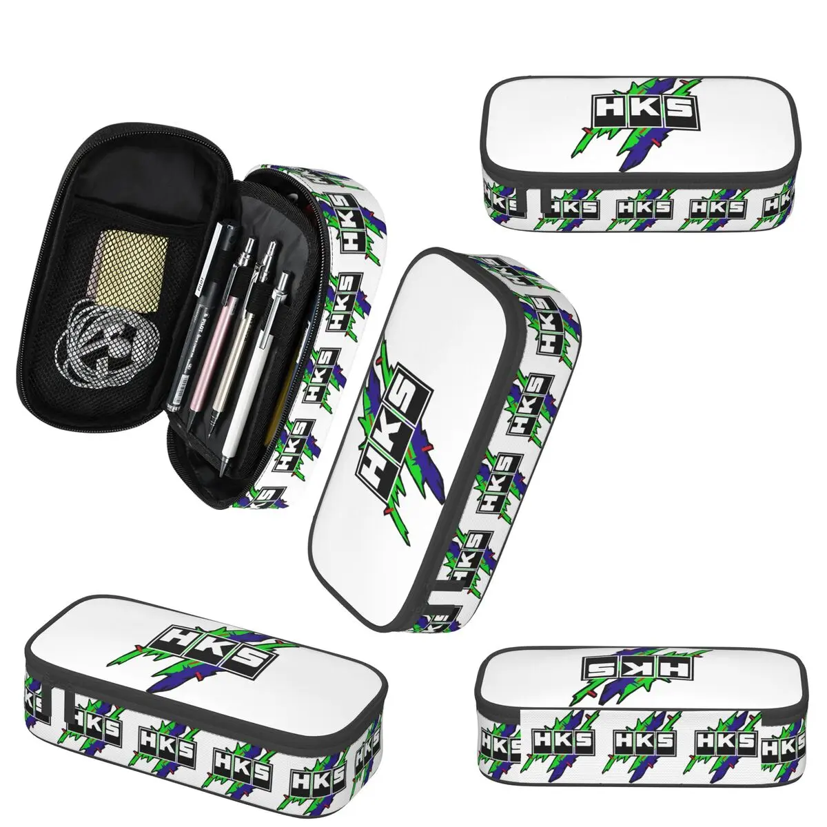 مقلمة HKS للأطفال صندوق القلم المدرسي حقيبة أقلام رصاص لوازم القرطاسية حقيبة حامل القلم