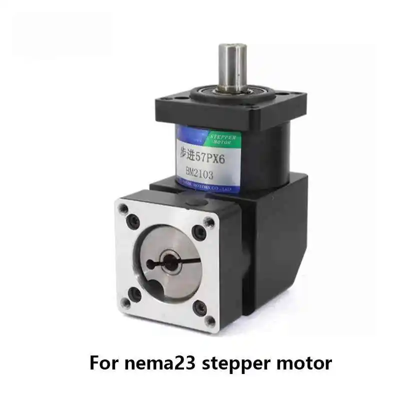Nema 23 Step And Servo Motor Reducer Planetary Gearbox Ratio 3/4/6/10 Pxw57 90-degree Planetary
