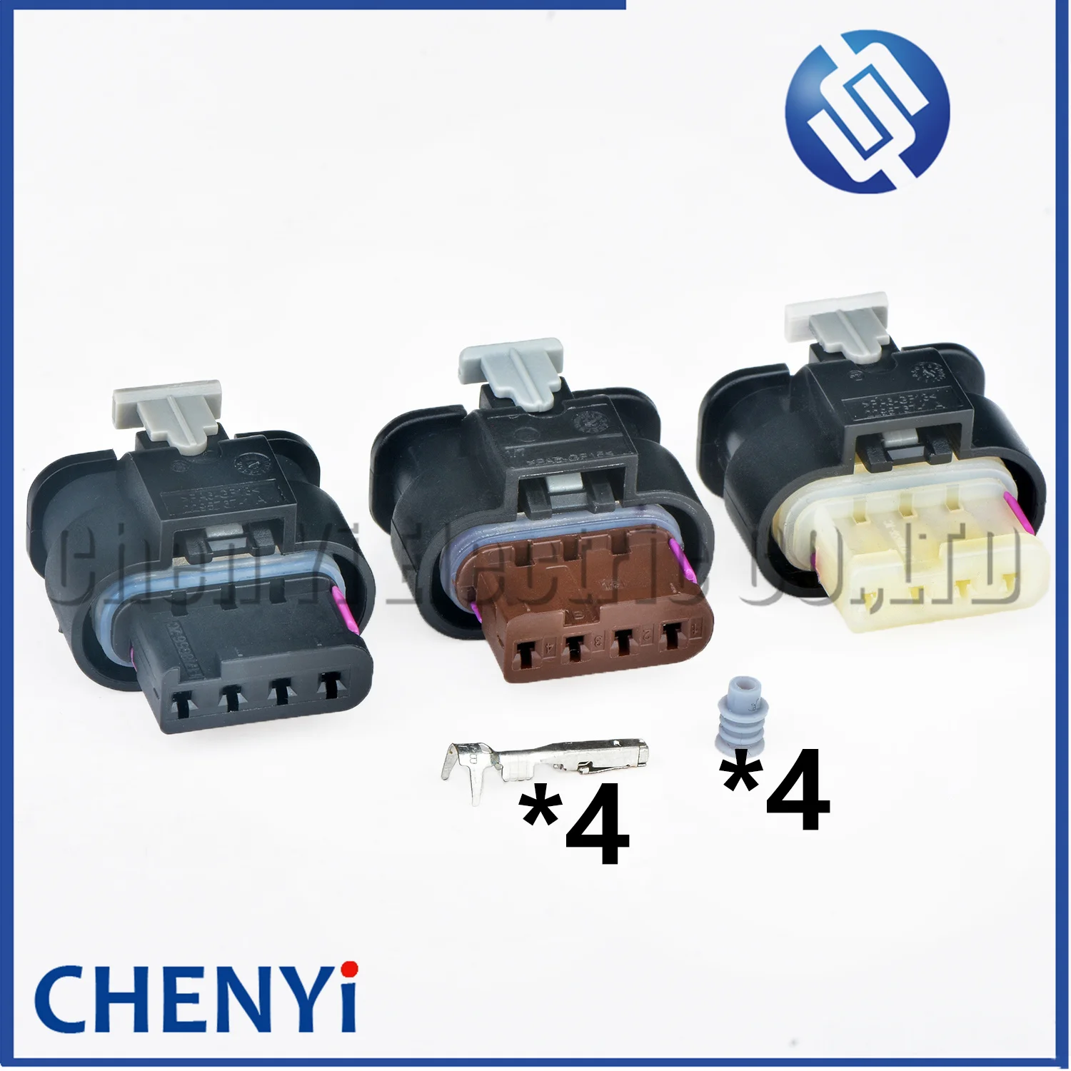 4 Pin Automotive waterproof connector Wire harness plug 4H0973704A 4H0 973 704 A 4H0973704 1-1718645-1 2-1718645-1 1-1670918-1