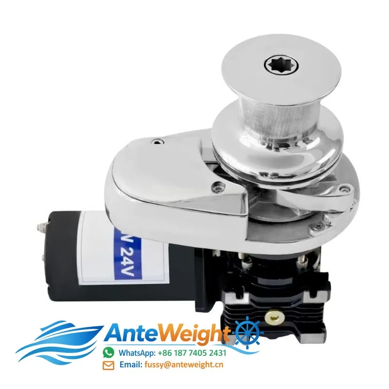 Marine Windlasses 12/24V Electric Motor 600W-1200W Boat Ship Yacht Anchor Winch Windlass Capstan Marine Hardware