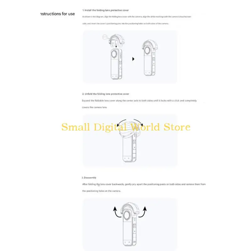 77UB AntiImpact Folding Camera Lens Cover For X5 Models for Smooth Experience
