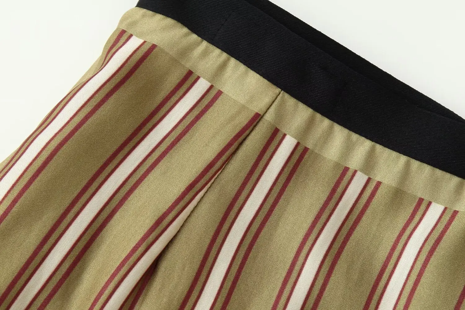 KONDALA Vintage Patchwork-Print Bohemian Damen-Maxirock – Modischer Sommer 2026 Schnürrock mit Streifen für Urlaub und Strand, Asymmetrischer Rock – Detail 13
