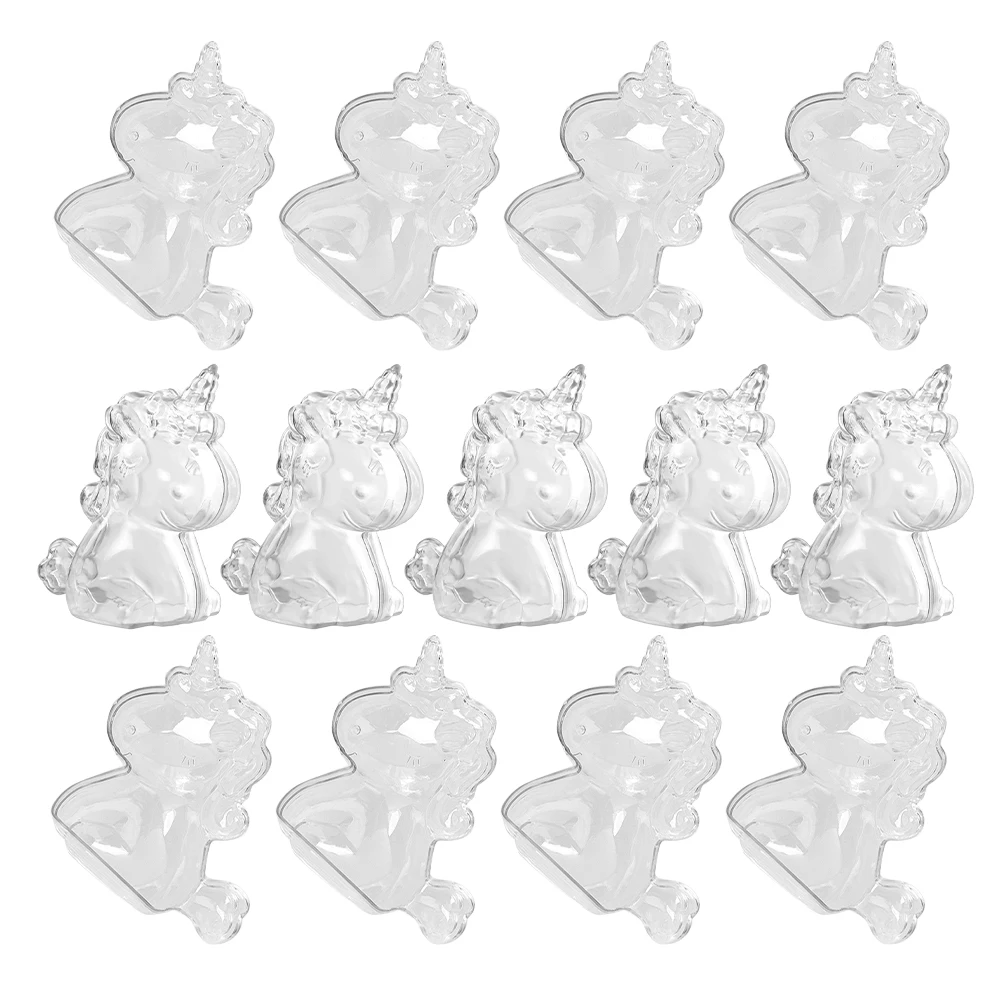 

24pcs Storage Box Clear Plastic Candy Containers Transparent Small Boxes Versatile Jewelry Holder File Folder