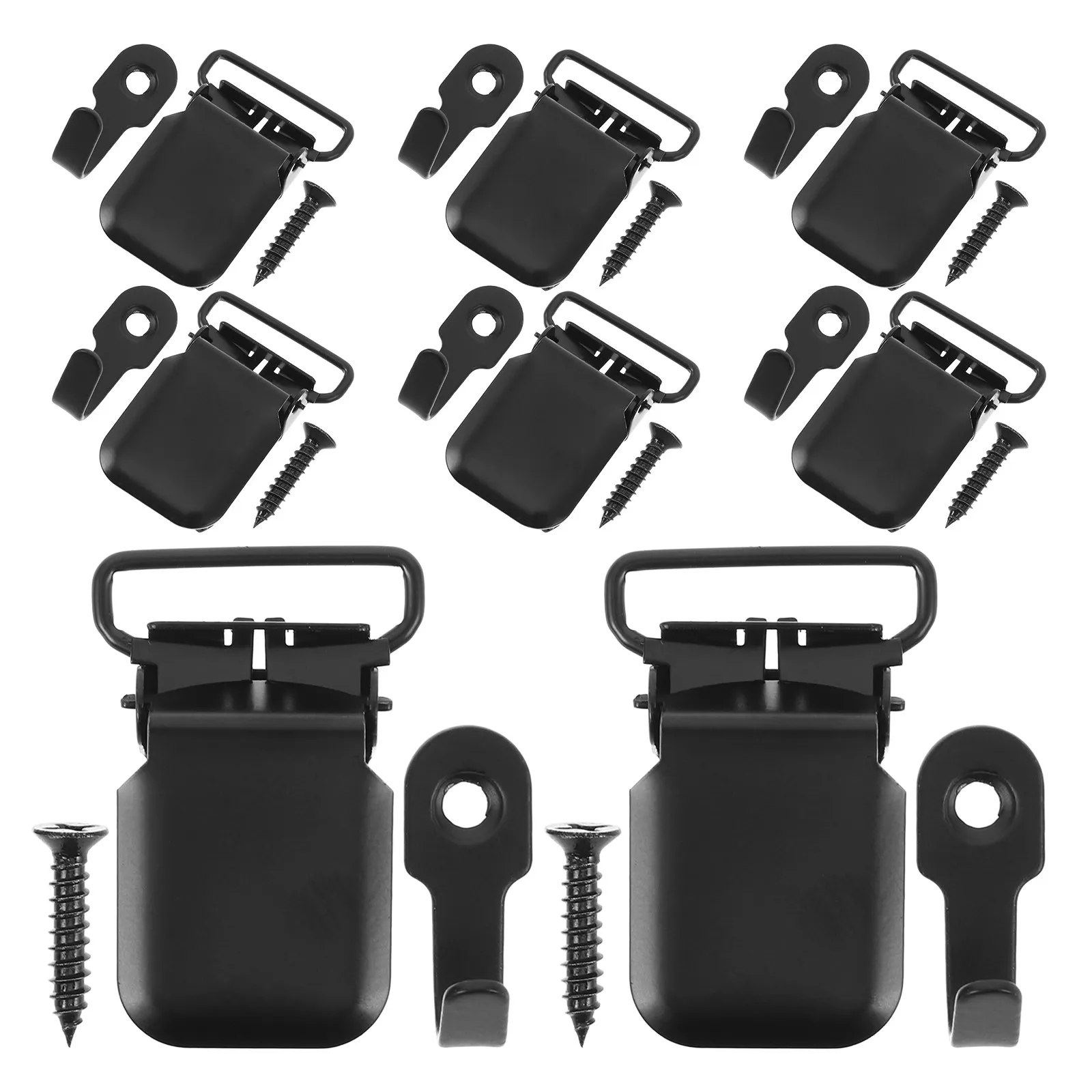 8Pcs Heavy Duty Wall Carpet Clips Iron Clamps for Rugs Curtains Blankets Tapestry Quick Install Blanket Wall Hanger