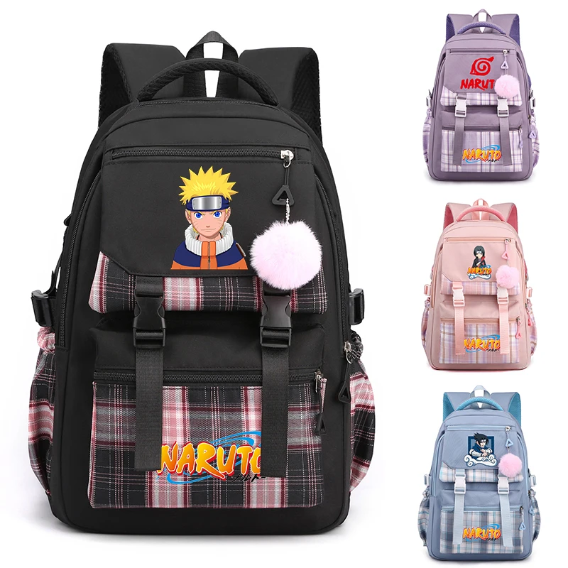 NarAABackpack-Sac à Dos Imprimé Anime pour Fille et Garçon, Cartable pour Adolescent, Cadeau d'Anniversaire pour Enfant