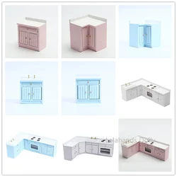 Dollhouse Mini Simulation Kitchen Bathroom Furniture Model Toys for 1:12 DollHouse Decoration Miniature Accessories