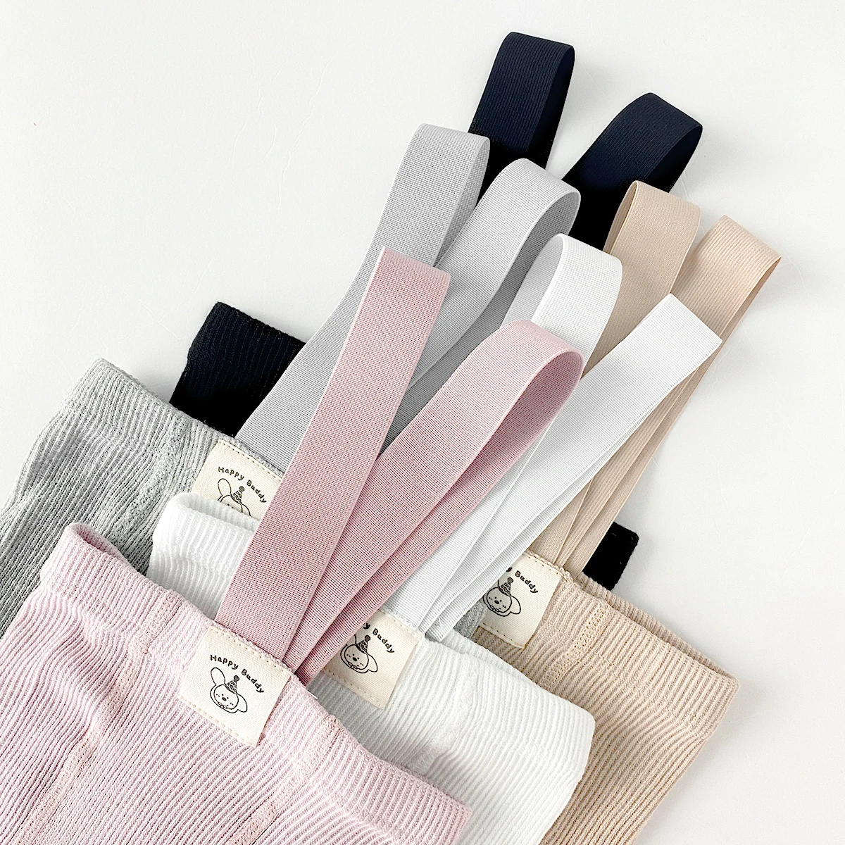 1 Pc Children's Lightweight Solid Color Tights in Simple Style for Baby Girls in Spring & Autumn Seasons