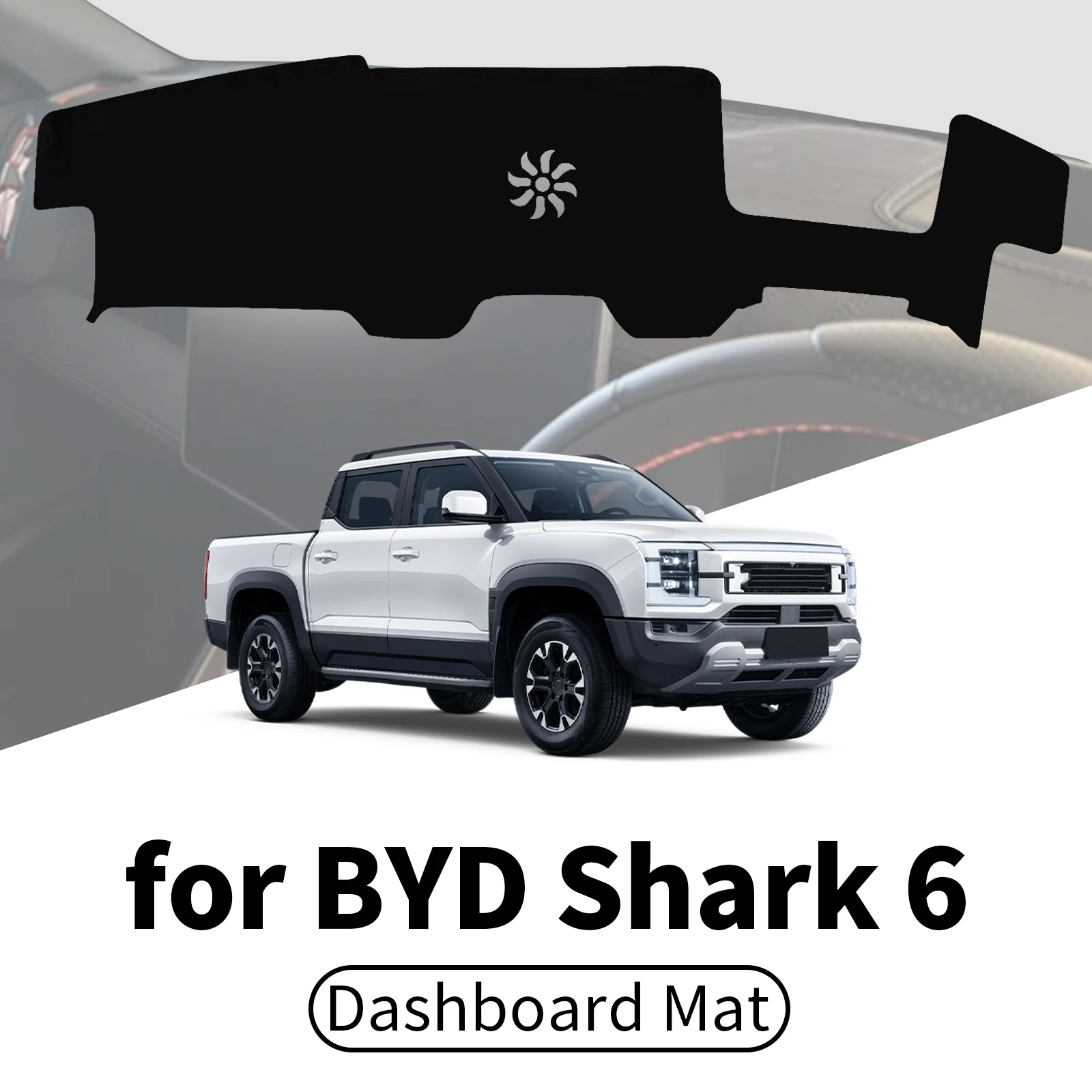 

fit for BYD Shark 6 2025 2026 ​​Car Dashboard Cover Dashmat Sunshade Anti‑UV Anti‑Glare Dash Mat Interior Accessories
