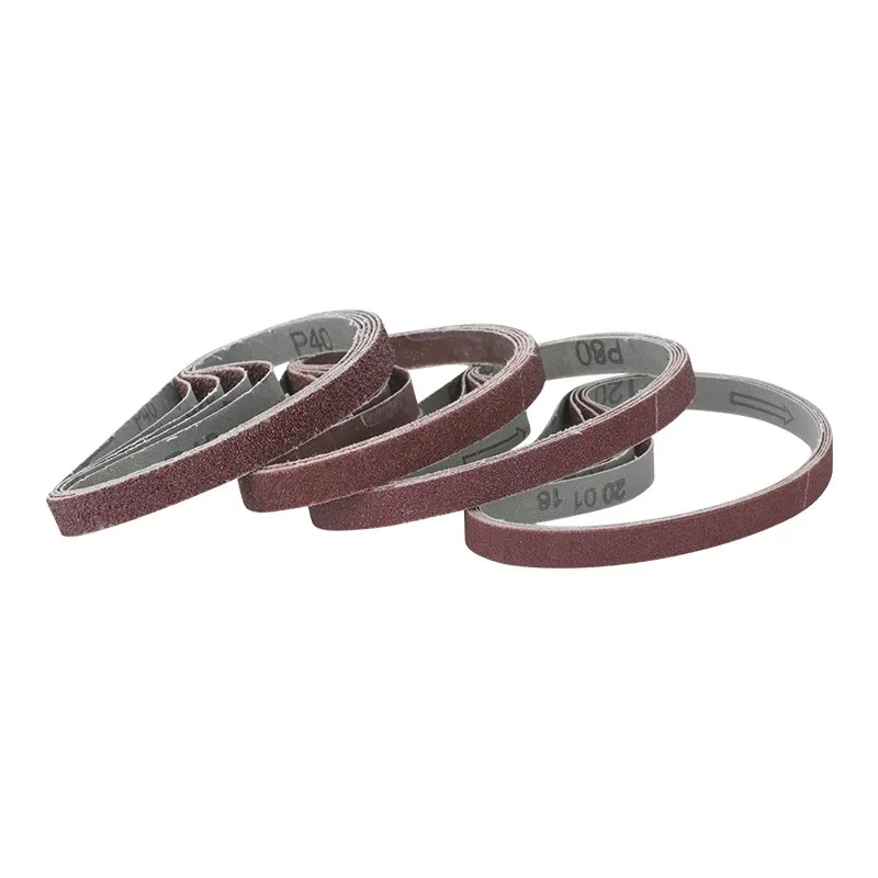 Hampton Schleifbänder Sander 5 Stück Körnung 40–120 Schleifpapier Schleifbänder 457 x 13 mm Schleifbänder für Schleifwerkzeuge – Detail 3