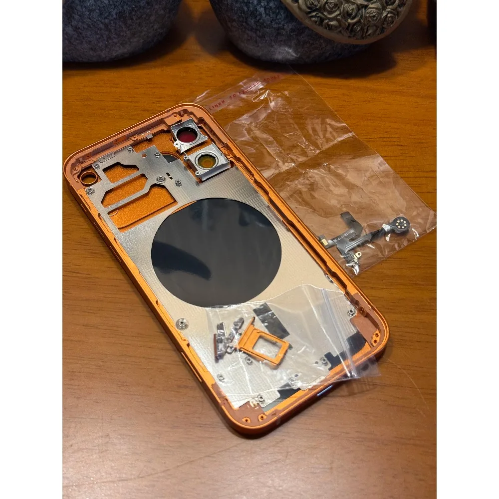 1PCS For iPhone 14pro max XR XS Max 11 Convert to 17 Pro Max 18PRO DIY Modified Back Glass Cover Mid Frame Housing