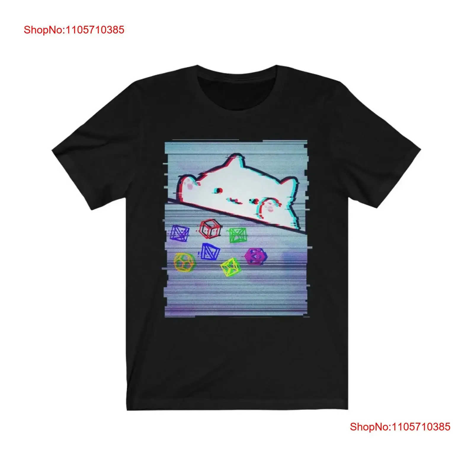 Glitch Cat T Shirt Rpg Game Master Tabletop Games Role Playing 1 vintage Washed Comfortable designer clothes Slightly Versatile