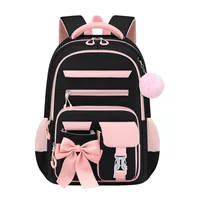 Cute Student Backpack 3pcs/set Primary Schoolbag Rabbits and Quicksand Kawaii Student Backpack Teenage Girls Handbag Rucksack 5