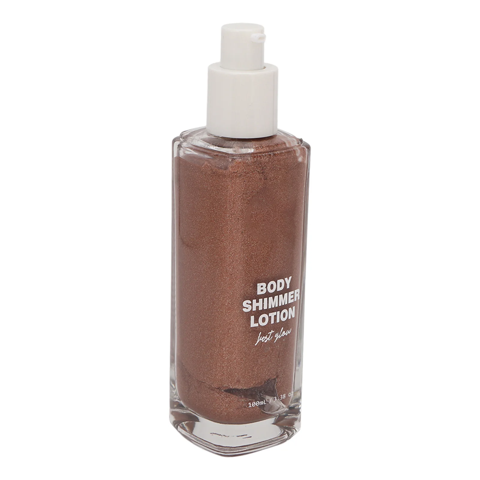 Body Face Highlighter Oil Moisturizing Glowing Skin Quick Dry Reflection Polishing Glitter Shimmering Oil 100ml Bronze