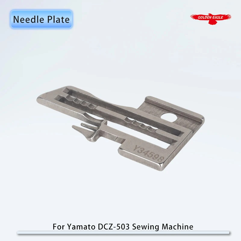 Y34598 Throat Plate For Yamato DCZ-520-1, DCZ-525, DCZ-546 Industrial Overlock Sewing Machine Parts Needle Plate