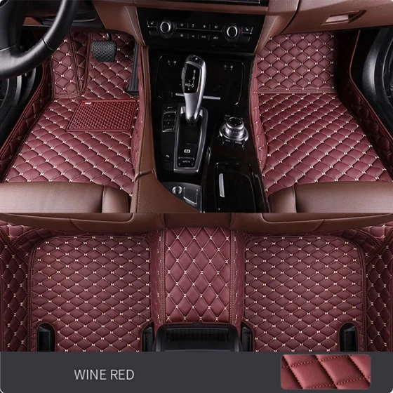 

3D водонепроницаемые автомобильные коврики из искусственной кожи на заказ для Toyota 2024, новые гибридные автомобильные ковры Camry Coche, аксессуары, вкладыши