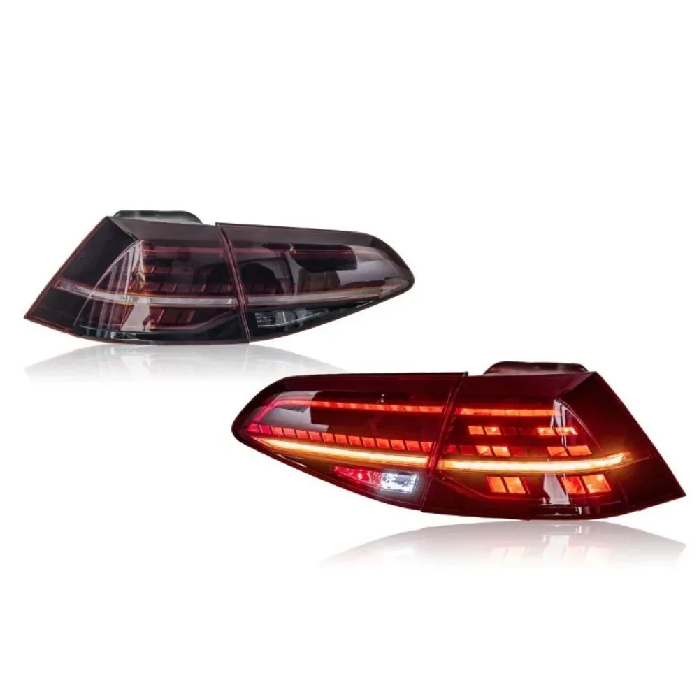 Para Volkswagen Golf 7 7,5 MK7 2013-2020 conjunto  luces traseras LED conjunto completo  accesorios  lámpara  señal  g view 4