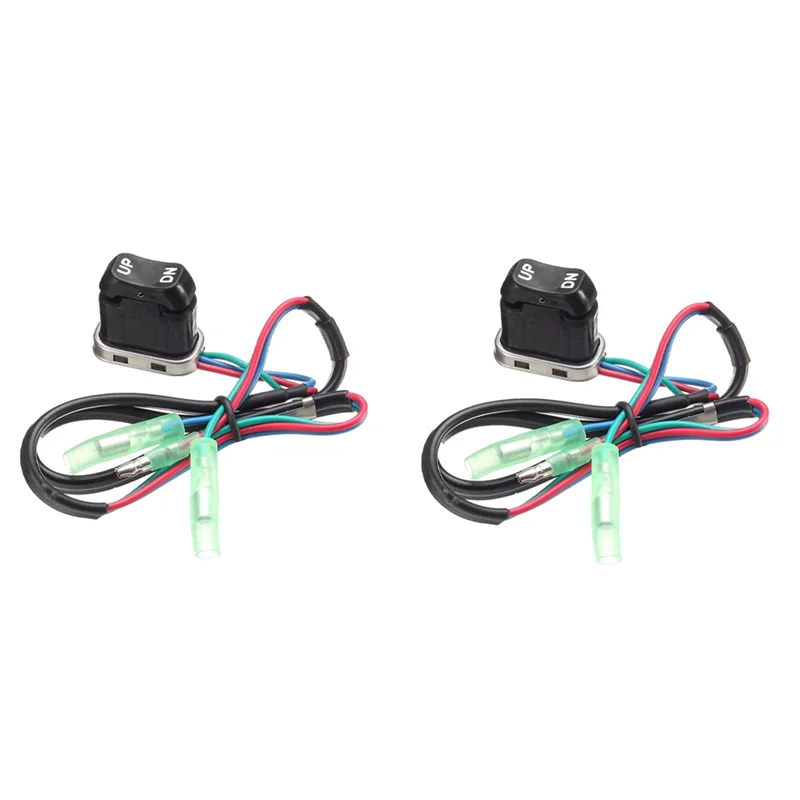 

【BRAND NEW】2X Trim Tilt Switch For Yamaha Engine Motor Outboard Remote Control 703-82563-02-00